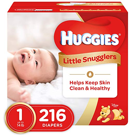 Huggies Little Snugglers Diapers – Size 1 – 216 ct