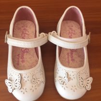George White Flat Shoes for Girls