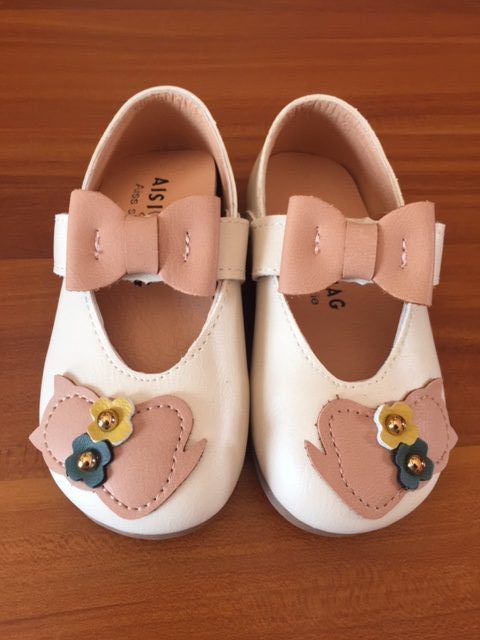 Off-White and Cream Shoe for Girls