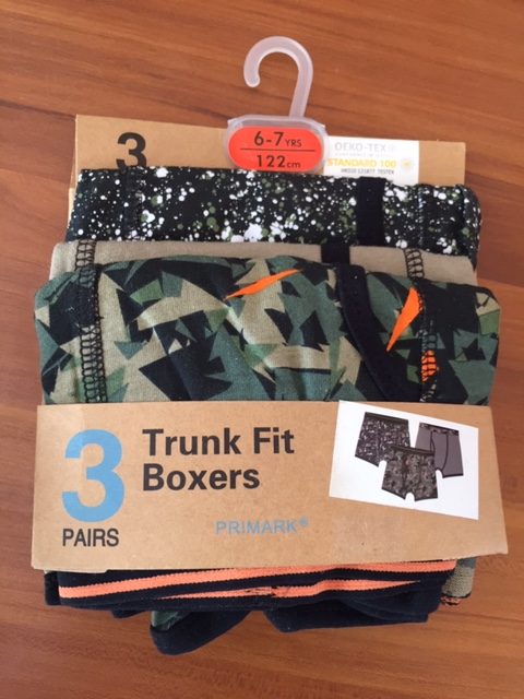 Primarks 3 Piece Boxers (Army)
