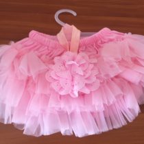 Pink Tutu Skirt with Ribbon
