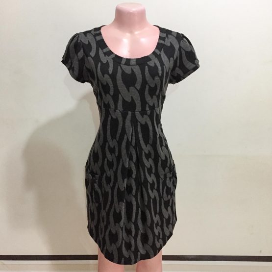 Black & Grey Ladies Official/Party Dress (Size 12)