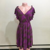 Purple Flare Hand Casual Dress (Size 12&14)