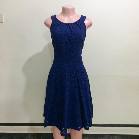 Blue Lace Dress (Size 14)