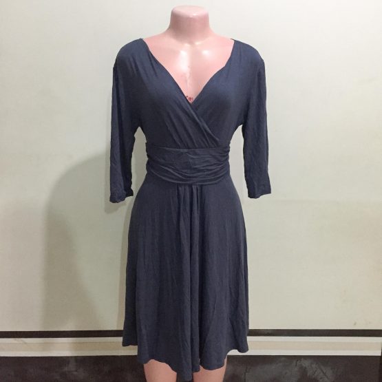 Grey-Blue Ladies Dress (Size 12&14)