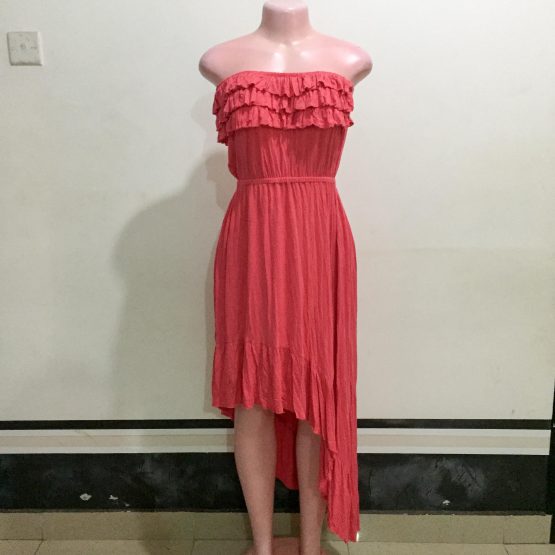 Pink Cut-Off Dress (Size 12&14)