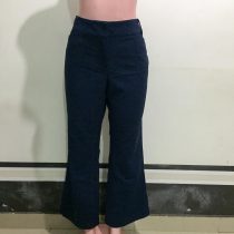 Blue-Black Trousers (Office Material) [Size 14]