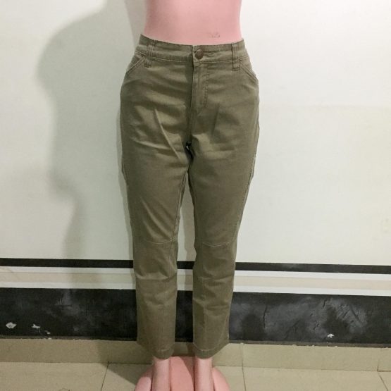 Khaki Pants with Side Pockets (Size 14)