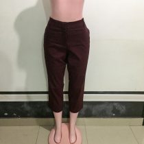 Burgundy 3/4 Pants (Size 14)