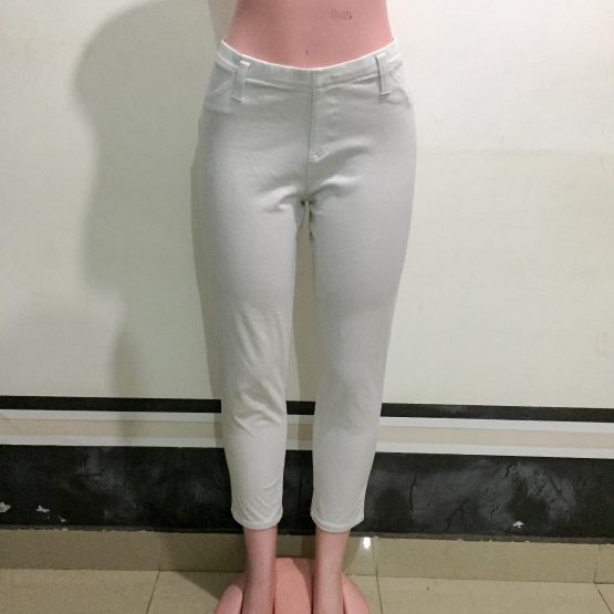 White Skinny Trousers (Size 12-14)