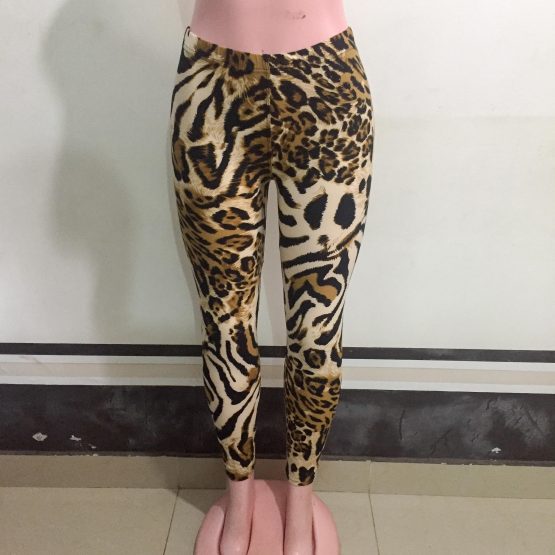 Ladies Cheetah Leggins (Size 10-14)