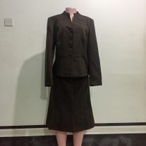 Brown Skirt Suit (Size 12)