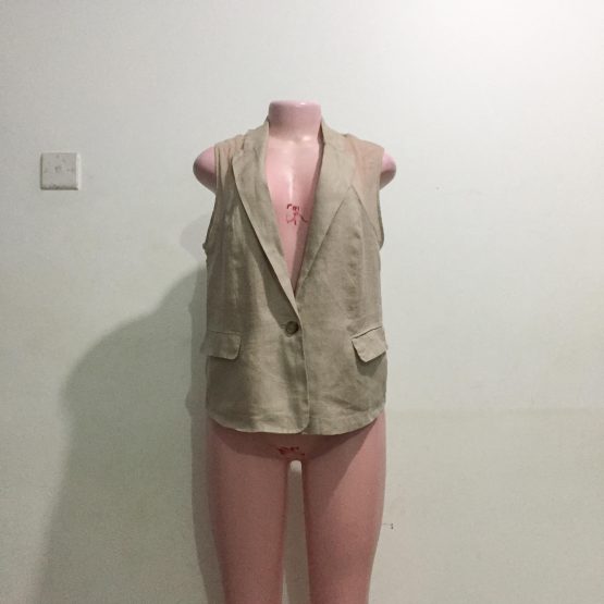 Ladies Khaki Vest (Size 10-12)