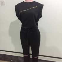 Ladies Black Jumpsuit (Size 8-10)