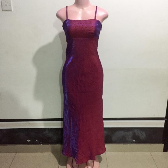Purple Pink Gown / Dinner Dress (Size 8)