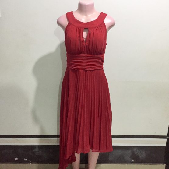 Maroon Evening Gown (Size 8)